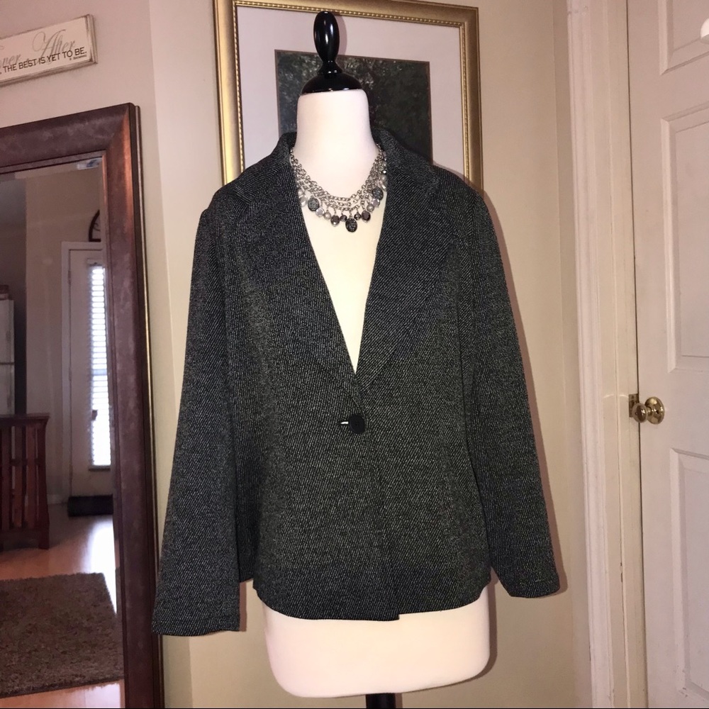 Calvin Klein Knit Sweater Blazer